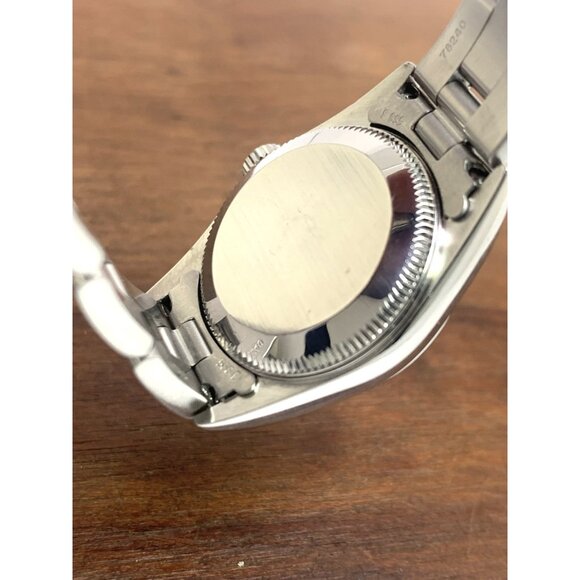 Rolex Women's Watch 76030 Oyster Perpetual 2000 Black Dial Swiss Automatic 25mm - Picture 6 of 15